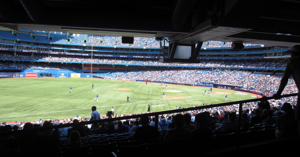 View from lower concourse at Rogers Centre